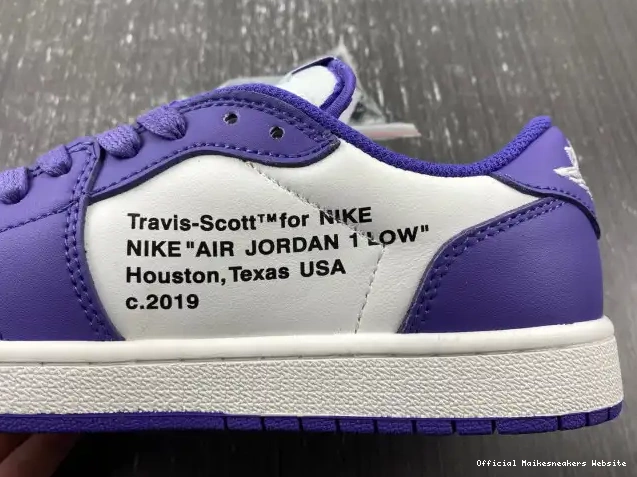 Official Maikesneakers 1 AIR JORDAN TRAVIS CUSTOM X X SCOTT OFF-WHITE DM7890-386 0512